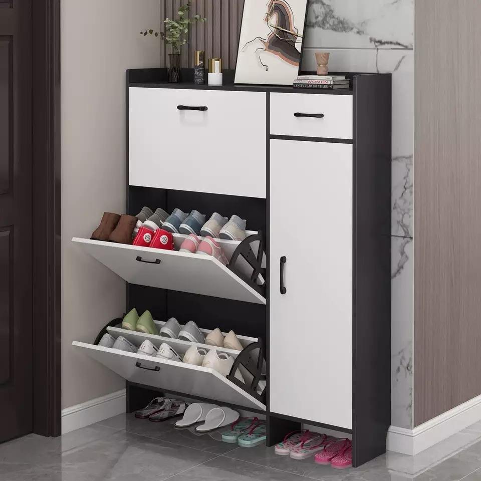 Hidden shoe cabinet